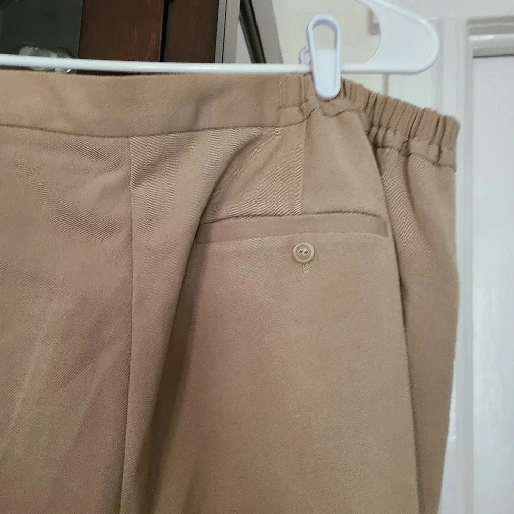 NWT Sigrid Olsen Wide Leg Short Length Business Casual Office Pants Size 22W - Picture 9 of 12